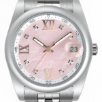 taSukaru Adult Octopus Watch – pink MOP with crystals