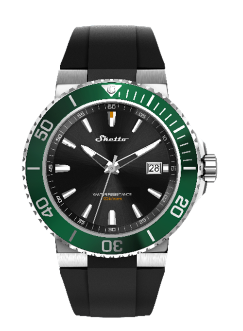 “BUCKLE TOUCH” Adult Stainless Steel Octopus Watch – Green