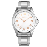 Adult  Stainless Steel Octopus Watch - White/Gold