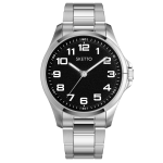 Adult  Stainless Steel Octopus Watch - Black/White