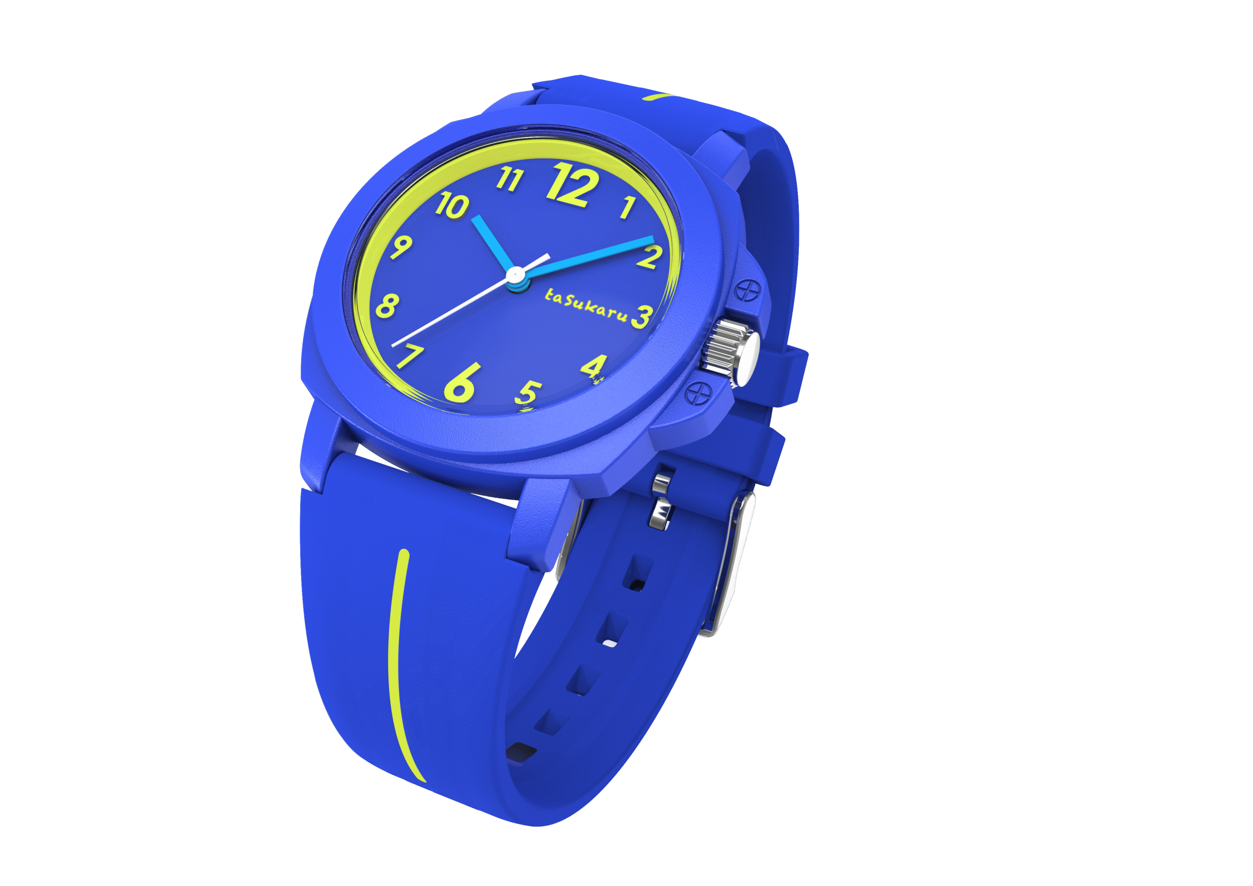 taSukaru CHILD Octopus Watch - Blue/yellow